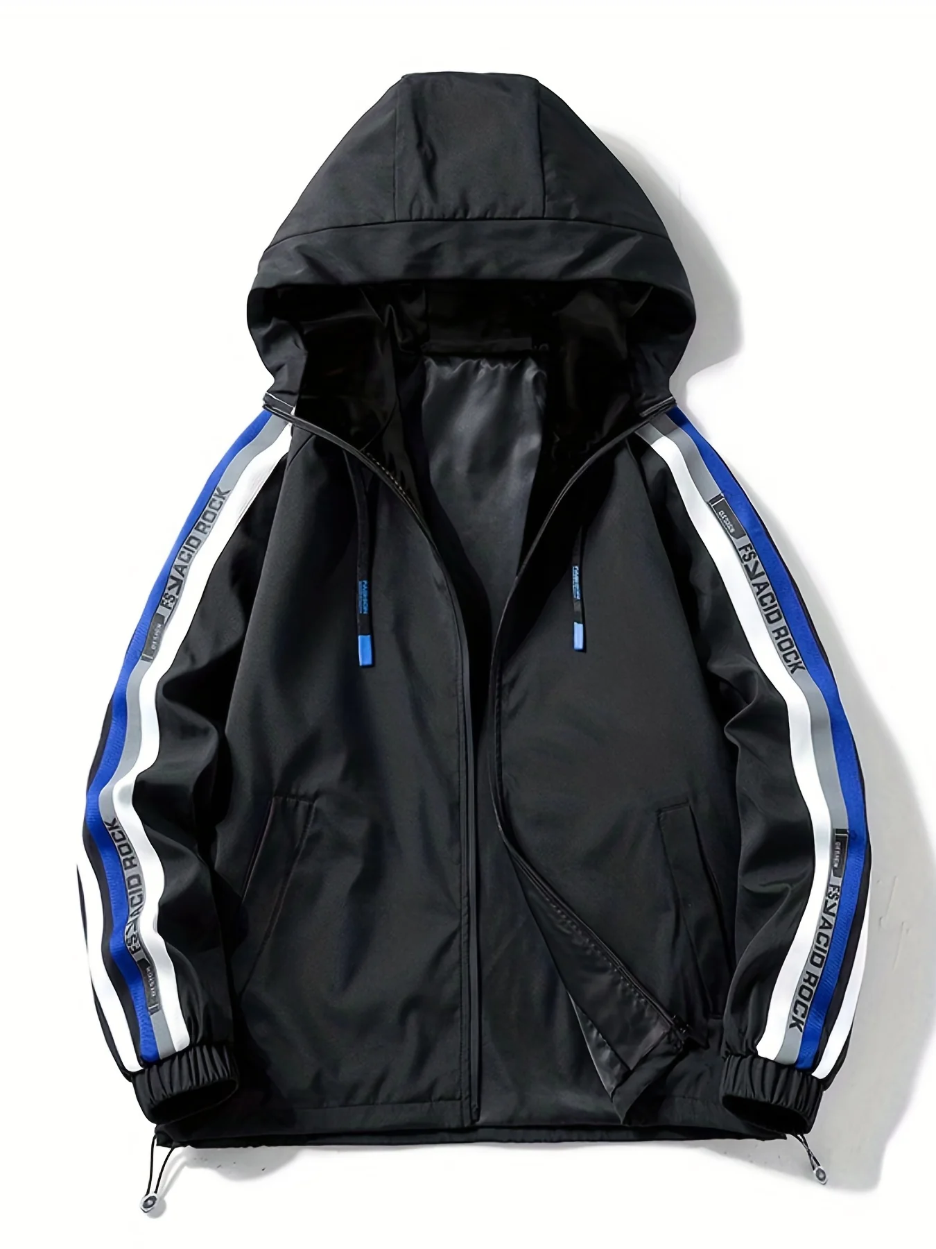 deanwangkt  Classic Design Hooded Jackets By Activity, Men's Casual Zip Up Jacket Coat For Spring Fall - Deanwangkt