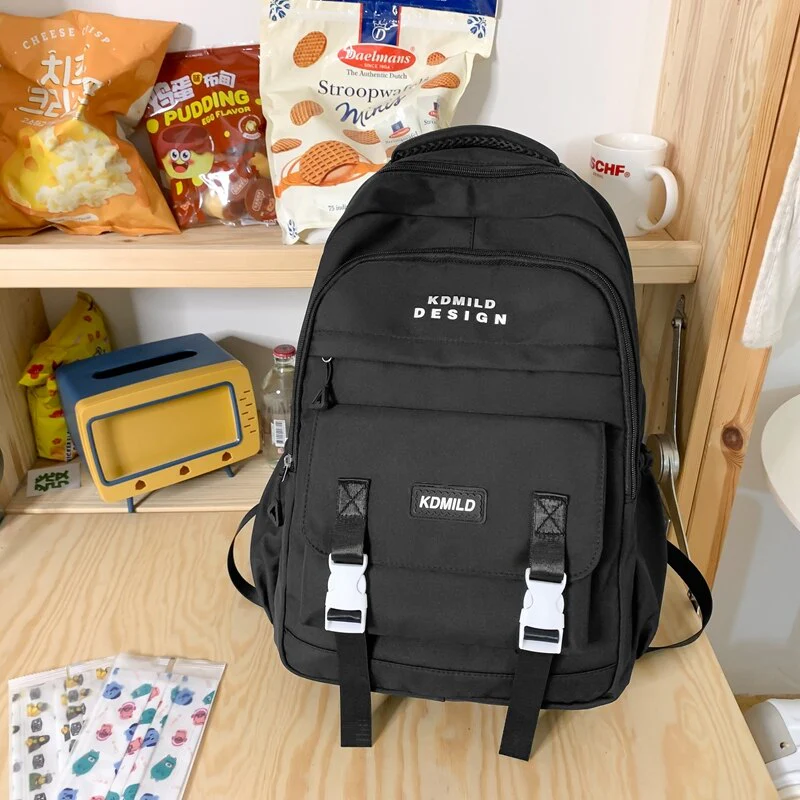 BACK TO COLLEGE  Fashion Teen Patchwork Schoolbag Women Cute Rucksack Girls High School Mochila Boy Waterproof Nylon Backpack Bookbag - Deanwangkt