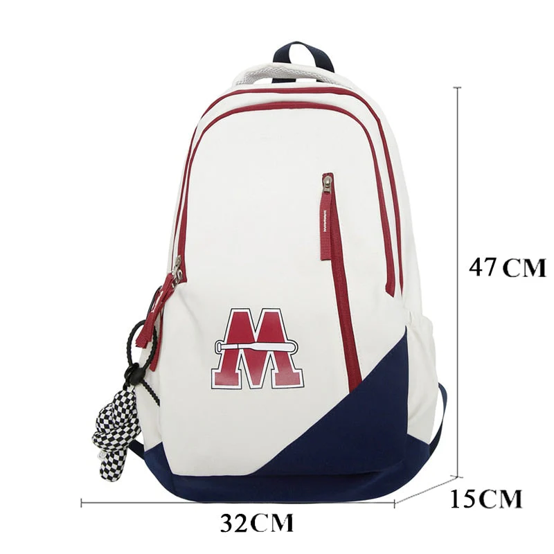 Back to school  Fashion Women Travel Mochila High-capacity High School Backpack Waterproof Girls Boys Bookbag College Laptop Rucksack - Deanwangkt