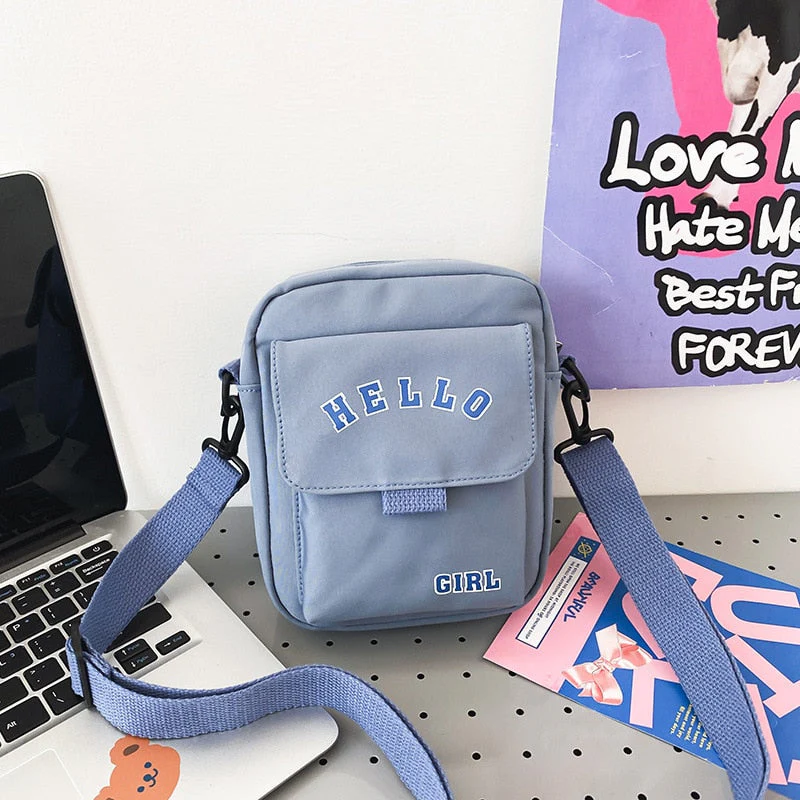 deanwangkt Teenage Girls Small Bag Women Letter Print Handbags and Purses Fashion  Crossbody Bags For Women Bolsa Feminina Shoulder Bag - Deanwangkt