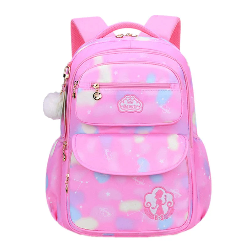 deanwangkt Cute Girls School Bags Children Primary School Backpack satchel kids book bag Princess Schoolbag Mochila Infantil 2 szies - Deanwangkt