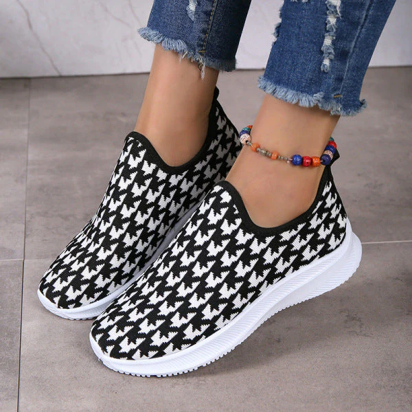 deanwangkt - Red Casual Patchwork Round Comfortable Shoes - Deanwangkt