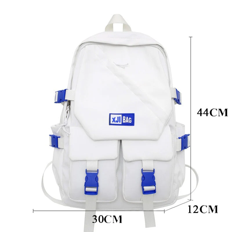 Back to school  Fashion Multi Pockets Men Backpack Black Laptop Mochila Student Bookbag Girl School Bag Lovers Travel Rucksack Women - Deanwangkt