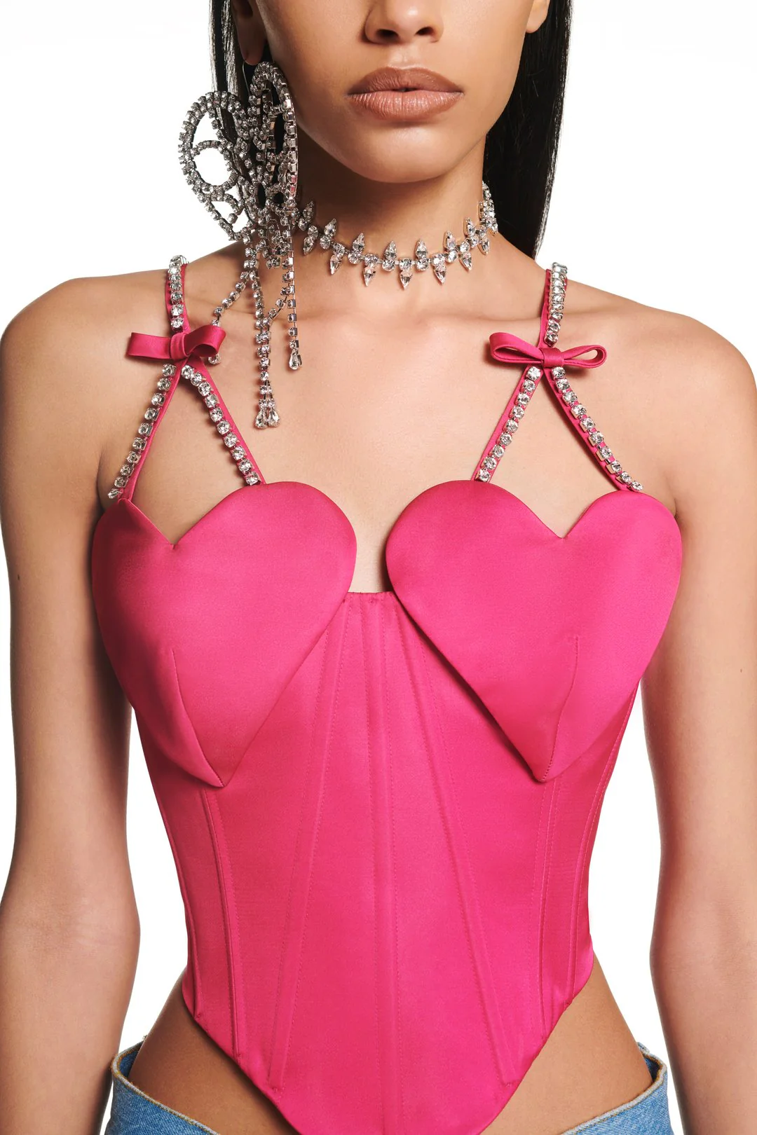 deanwangkt  Summer Sexy Patchwork Diamond Vest For Women Love Sleevelese Tank Tops Female Summer Fashion body sculpting Clothing - Deanwangkt