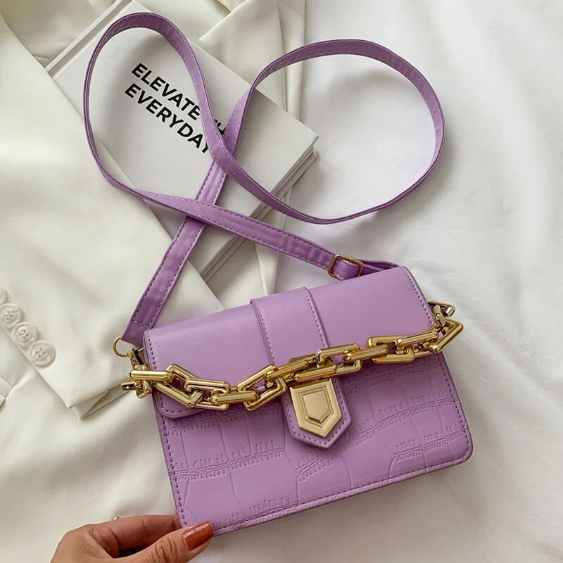 deanwangkt  BACK TO COLLEGE     Summer Square Handbags For Women High Quality Pu Leather Shoulder Bag Designer Simple Female Crossbody Bag Small Purses - Deanwangkt