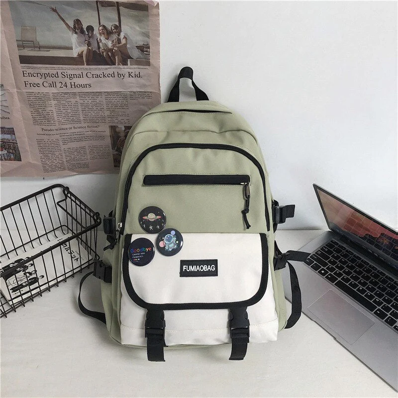 BACK TO SCHOOL  Fashion Men Mochila Black Laptop Backpack Girls Canvas Bagpack High Capacity Teenage Student Schoolbag  Women Travel Bag - Deanwangkt