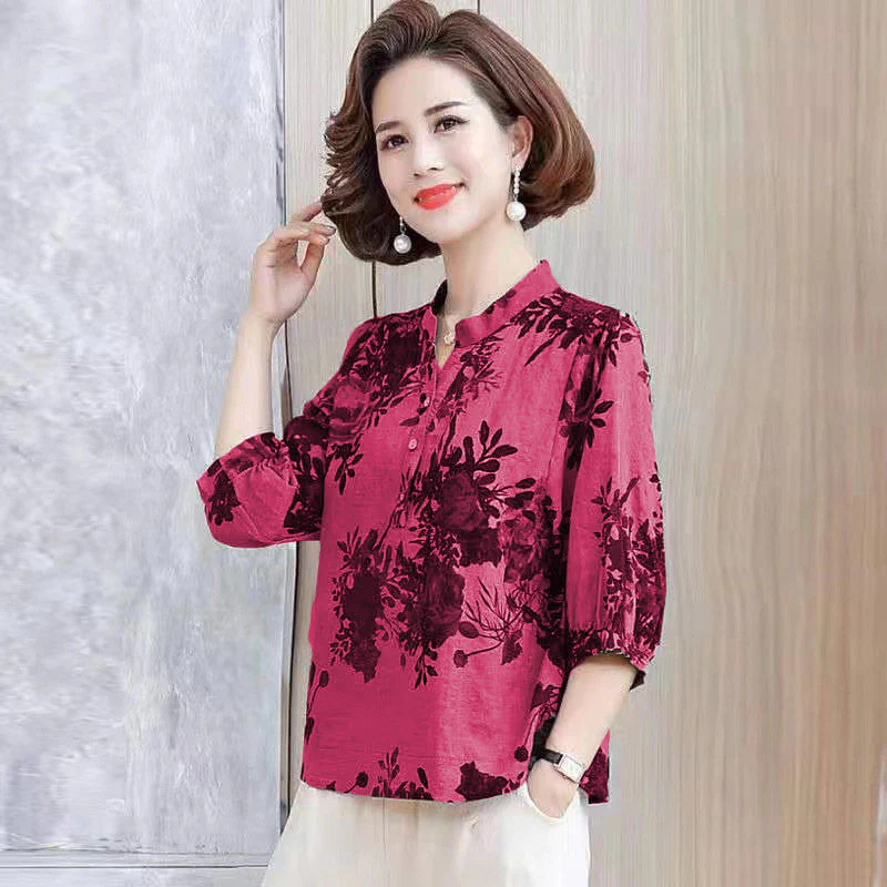 deanwangkt pretty and cheap women's blouses  elegant summer Cheap wholesale women clothes casual Korean clothing Short sleeve - Deanwangkt