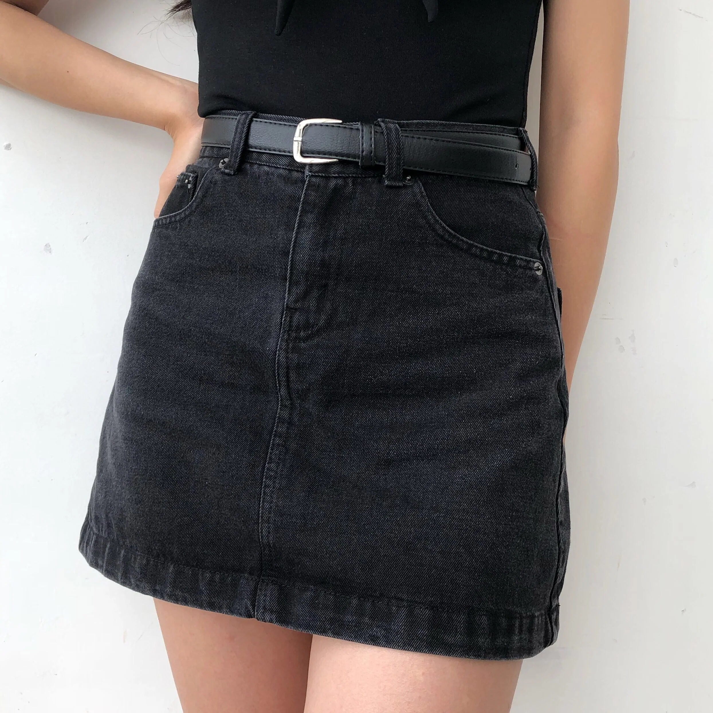 deanwangkt - Vintage Denim Skirt - Deanwangkt