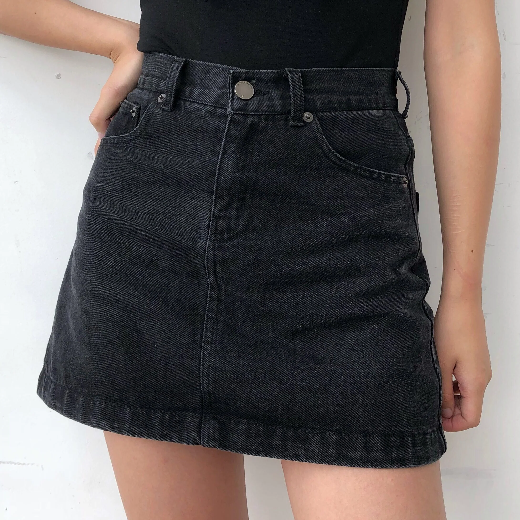 deanwangkt - Vintage Denim Skirt - Deanwangkt