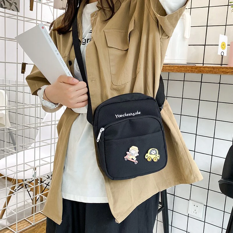 deanwangkt  Kawaii Crossbody Bag Women Small Flap Shoulder Bag For Women New  Fashion Nylon Bag Messenger Bag Bolsa Feminina Women Bag - Deanwangkt