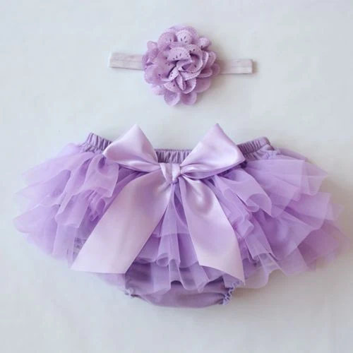 Baby Cotton Chiffon Ruffle Bloomers Cute Baby Diaper Cover Newborn Flower Shorts Toddler Fashion Summer Clothing - Deanwangkt