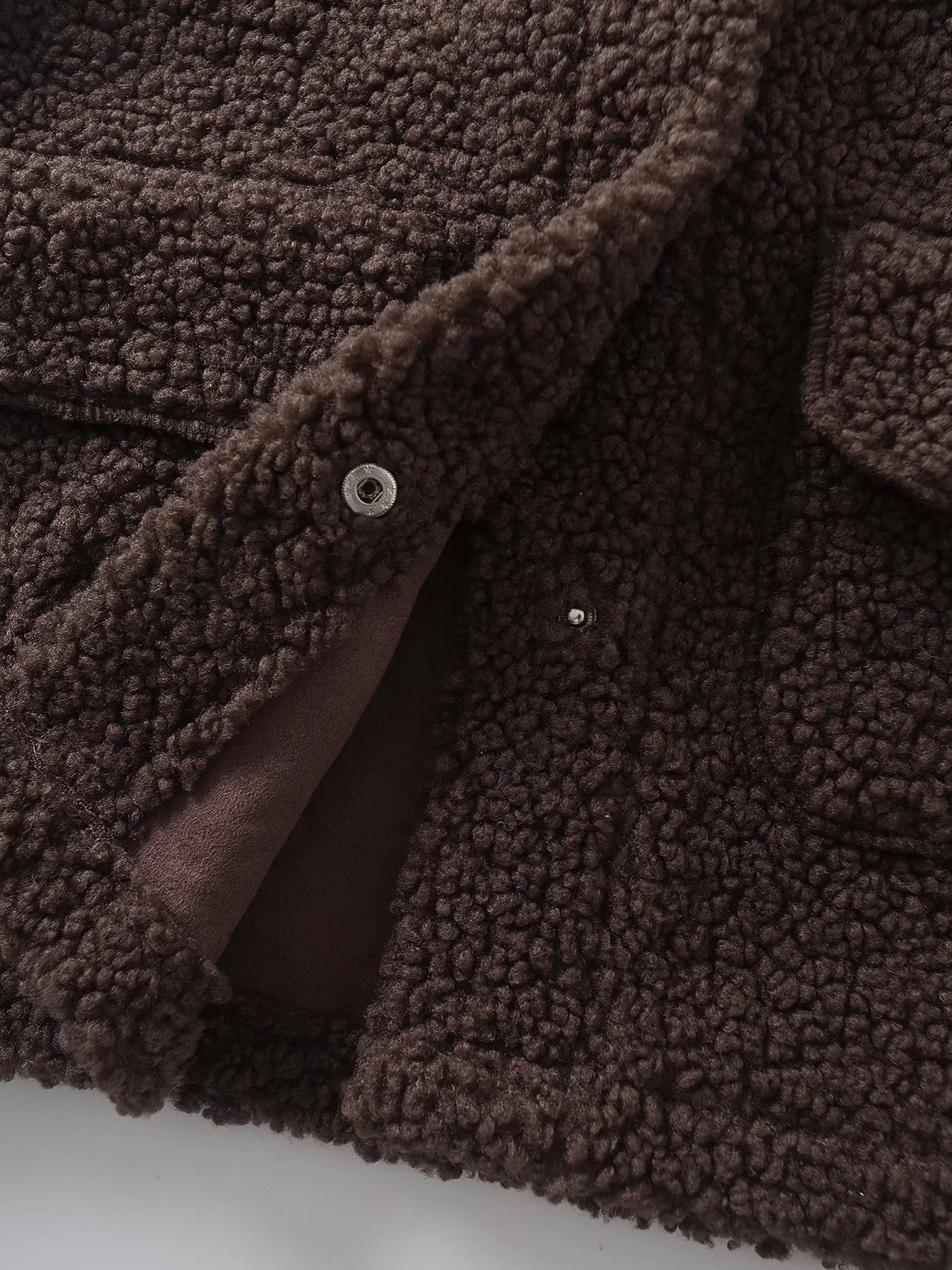 Women's Outerwear Suede Teddy Vest Jacket - Deanwangkt