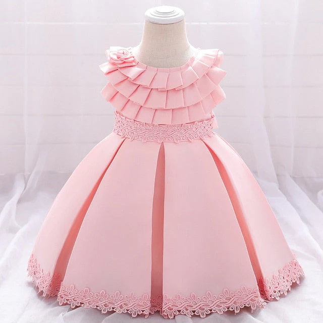 Infant Baby Girl Dresses Girl Ball Gown Tutu Princess Dress Sequin Bow Baby Girl Dress 1st Birthday Wedding Party Dress - Deanwangkt