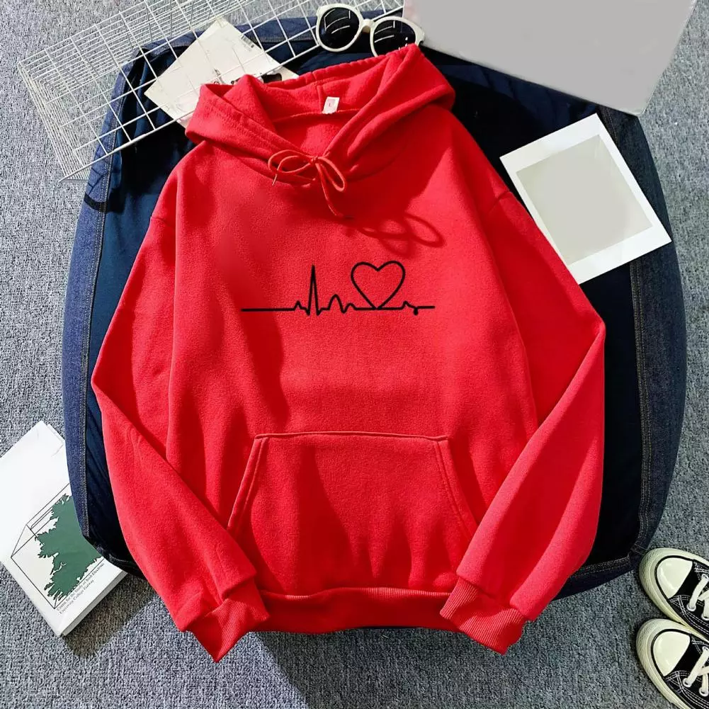 deanwangkt Women's Y2k Casual Hoodies Autumn Winter New Tricolor Colorblock Letter Print Round Neck Long Sleeve Femininas Pullover Sweater - Deanwangkt