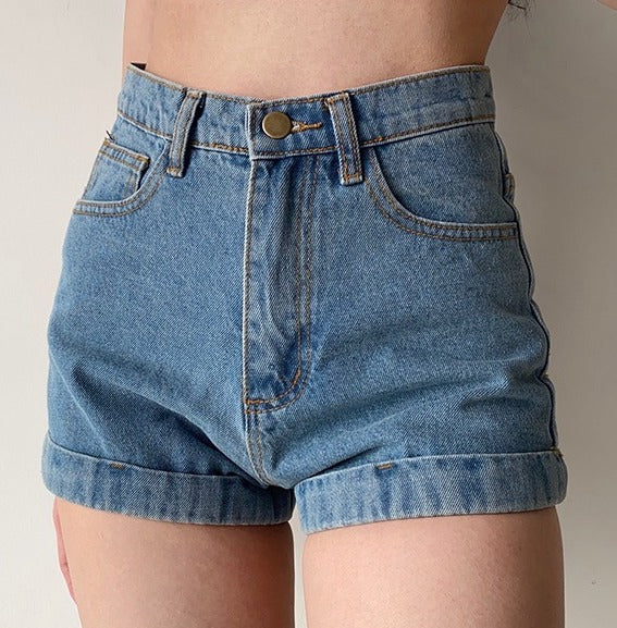 deanwangkt - Classic Retro Denim Shorts - Deanwangkt