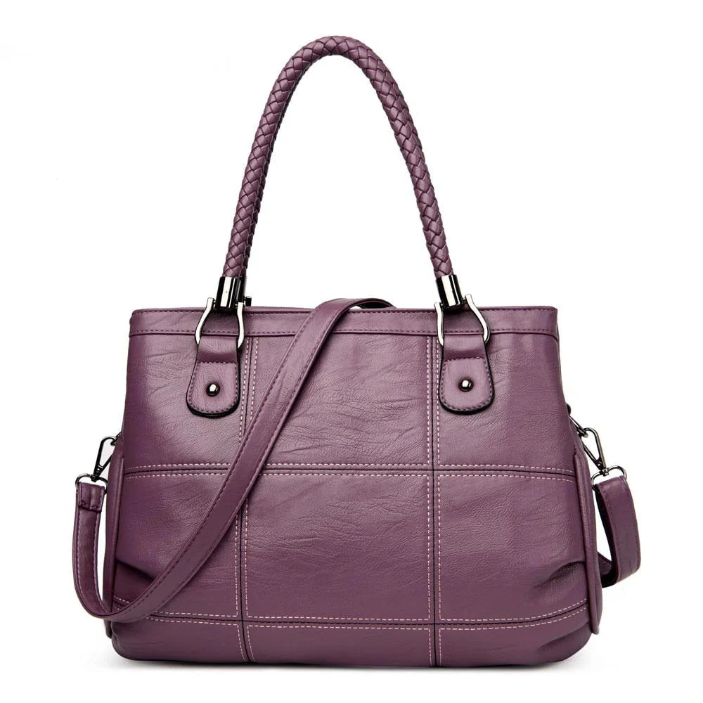 deanwangkt  Women Luxury Handbags Women Bags Designer Handbags High Quality Women Leather Handbags Vintage Women Messenger Shoulder Bag Tote - Deanwangkt