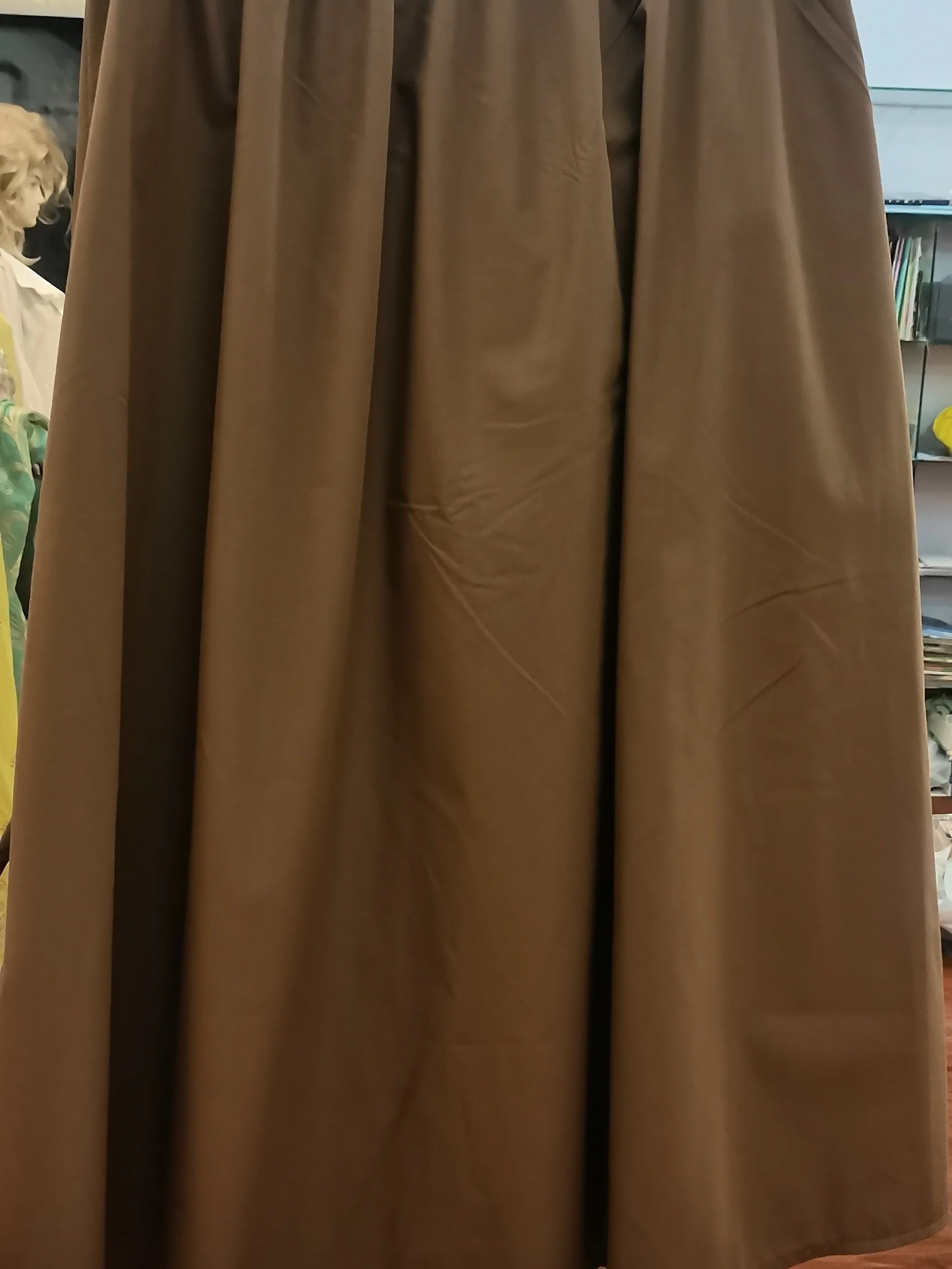 deanwangkt-1 Solid High Waist Skirt, Casual Drawstring A-line Skirt, Women's Clothing - Deanwangkt