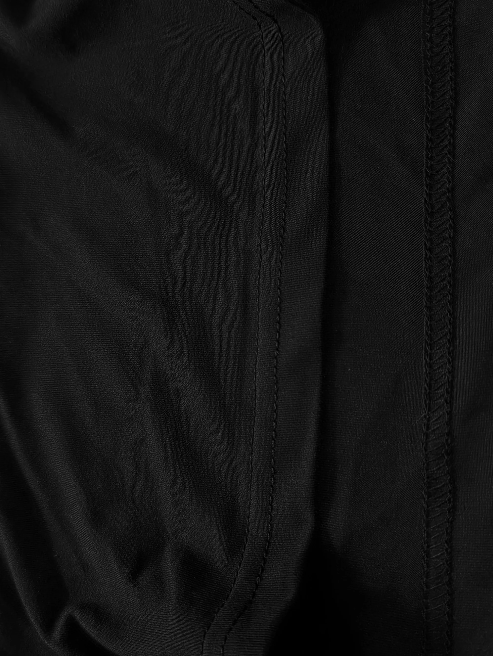 Contrast Mesh Solid Dress, Elegant Boat Neck Long Sleeve Dress, Women's Clothing - Deanwangkt