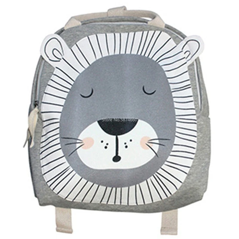 deanwangkt Children Backpack Toddler Kids School Bag Backpack For Baby Kids Cute School bag boy girl light Bag Rabbit Butterfly lion Bag - Deanwangkt