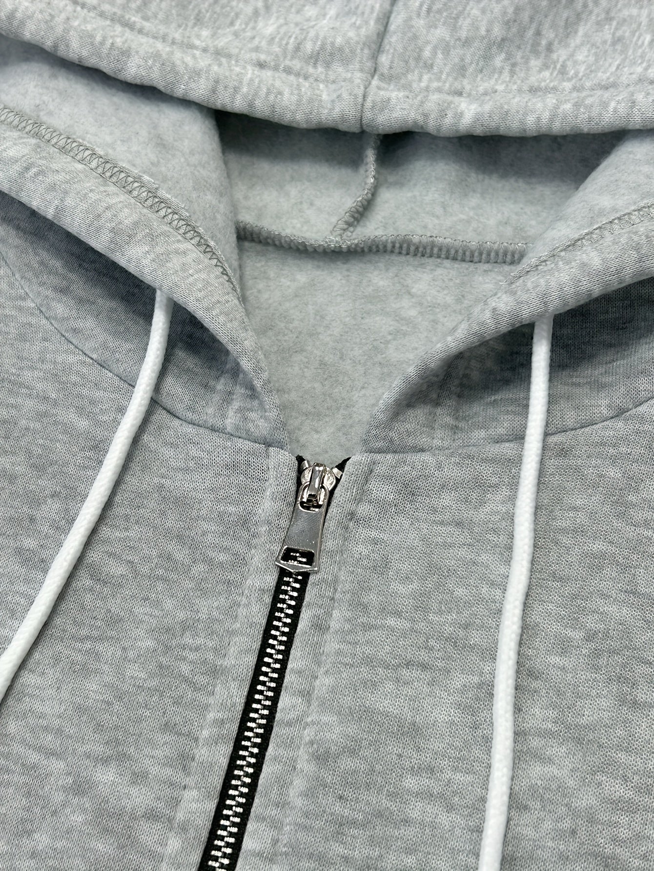 deanwangkt-1  Solid Zipper Drawstring Midi Hooded Jacket, Casual Long Sleeve Slant Pockets Jacket For Fall, Women's Clothing - Deanwangkt