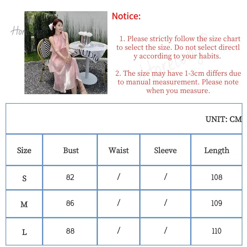 deanwangkt Elegant Sweet Sleeveless Dress Women Layered Ruffles High Waist Beach Holiday Dresses Casual Fashion Princess Sundress - Deanwangkt