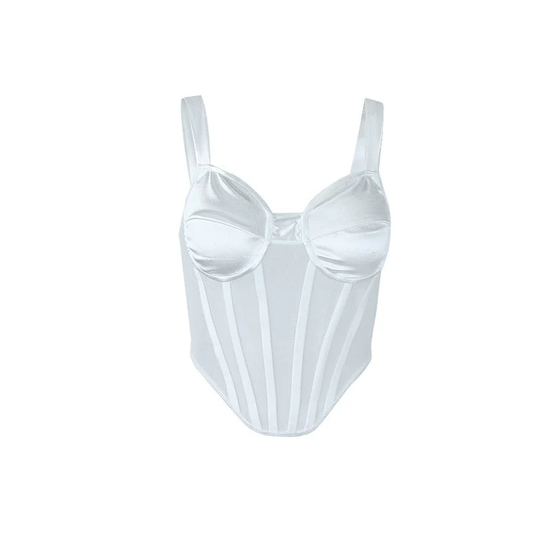 deanwangkt  Summer Sexy Patchwork Diamond Vest For Women Love Sleevelese Tank Tops Female Summer Fashion body sculpting Clothing - Deanwangkt