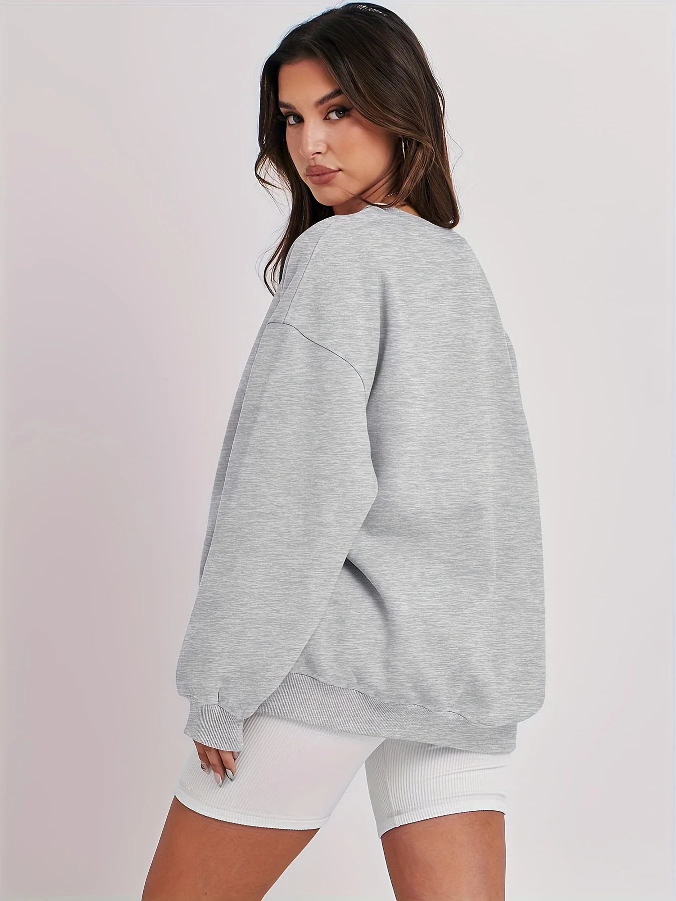 California Republic Print Sweatshirt, Casual Long Sleeve Crew Neck Sweatshirt, Women's Clothing - Deanwangkt