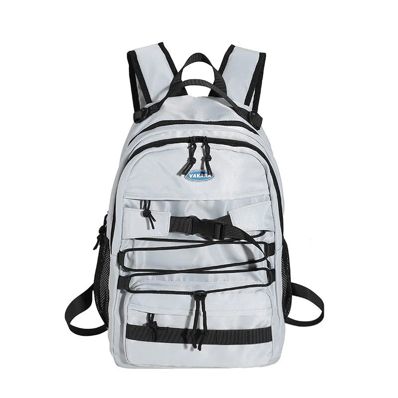 Back to school  Fashion Teens Bookbag Nylon Schoolbag Women Backpack Lovers Travel Mochila High School Laptop Rucksack Black Knapsack - Deanwangkt