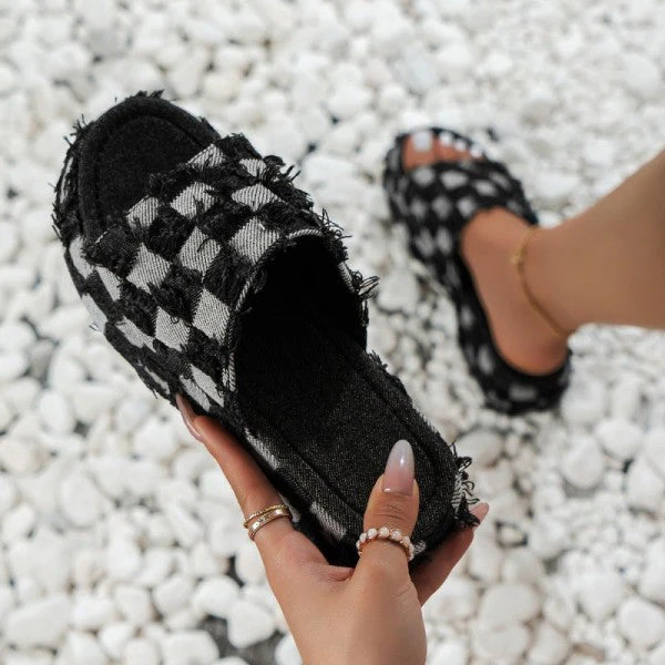 deanwangkt - Black Casual Patchwork Round Comfortable Shoes - Deanwangkt
