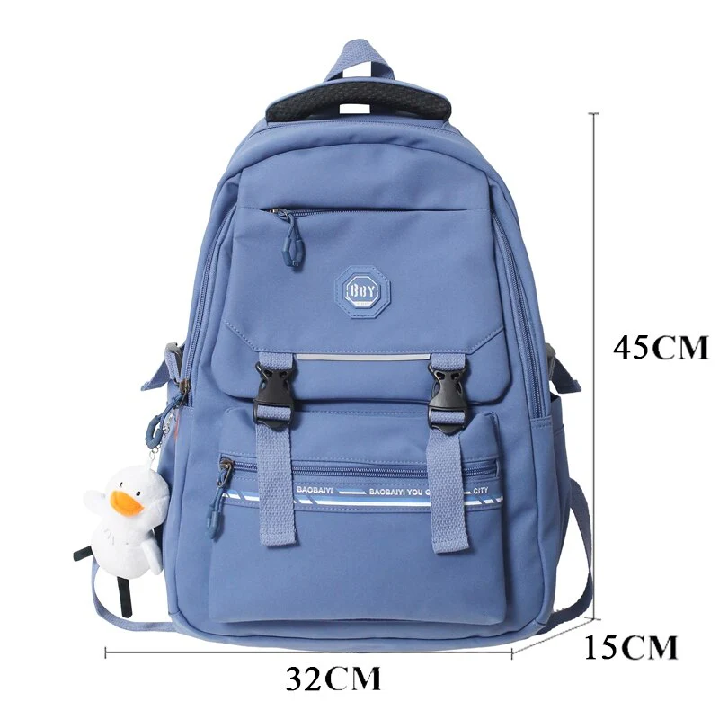 Back to school  High School Bookbag Fashion Lovers Rucksack Schoolbag for Girls Boys Waterproof Women Travel Bag Mochila Men Backpack - Deanwangkt