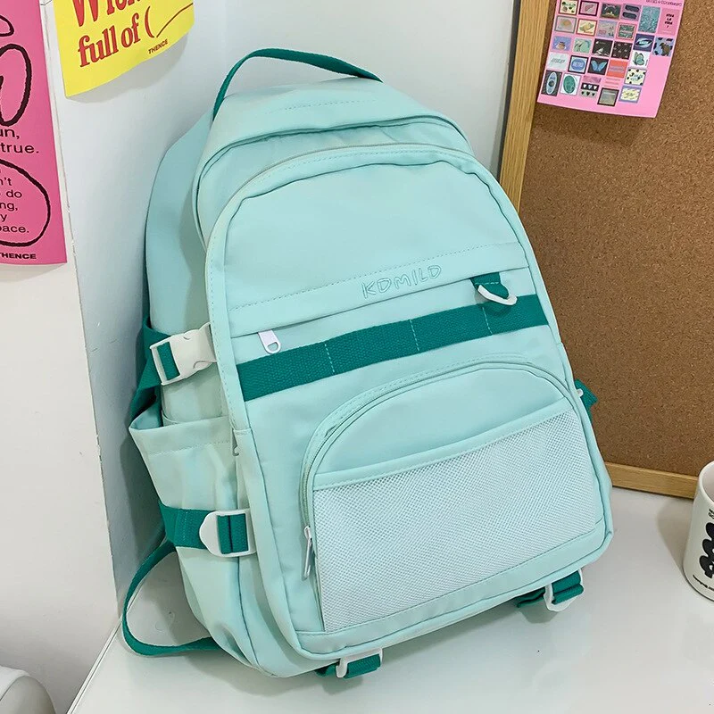 BACK TO COLLEGE  Fashion High Quality Cute Schoolbag for Girls Bookbag Teenagers Kawaii Women Laptop Backpack Waterproof Travel Mochila - Deanwangkt