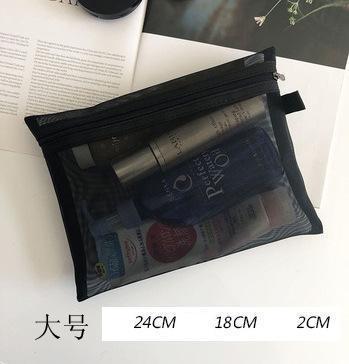 deanwangkt  Mini Mesh Cosmetic Bag Women Portable Lipstick Bag Makeup Bag One Set Makeup Pouch Toiletry Bag Necessarie Feminina Kosmetyczka - Deanwangkt
