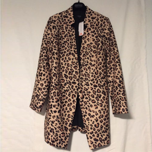 deanwangkt Women Jackets Fall Women Fashion Leopard Printed Sexy Winter Warm Wide Female Jackets Wind Coat Cardigan Long Cardigan Coat - Deanwangkt