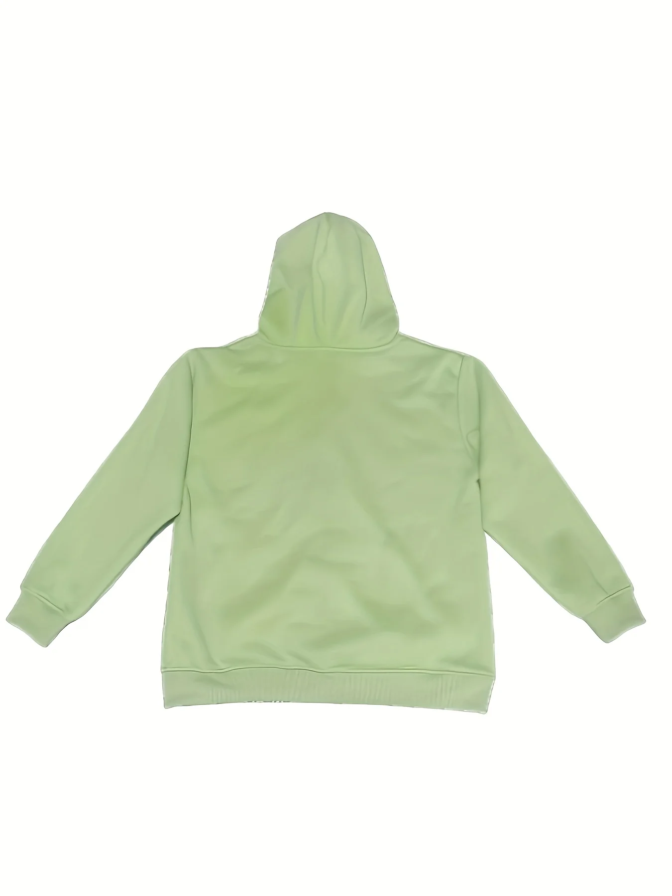 Letter Print Zip Up Drawstring Hoodie, Casual Long Sleeve Loose Fashion Sweatshirt With Pocket, Women's Clothing - Deanwangkt