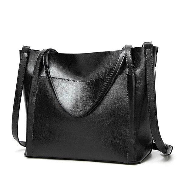 deanwangkt Women Leather Handbags Lady Large Tote Bag Female Pu High Quality Shoulder Bags for Woman Crossbody Bags for Women Clutch Purse - Deanwangkt