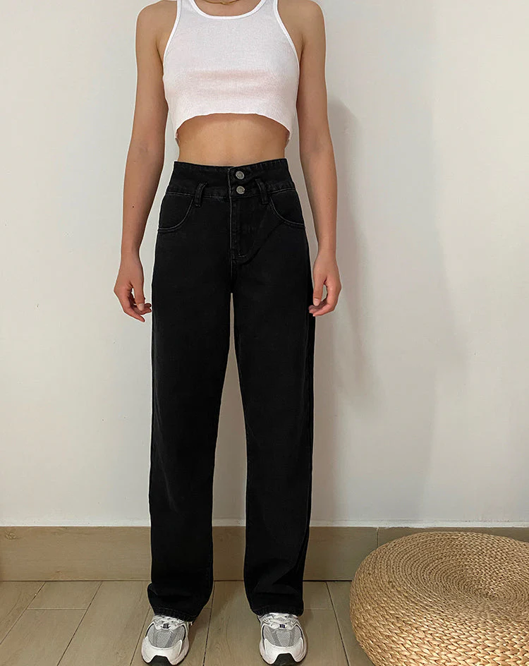 deanwangkt - Amore Wide Leg Jeans - Deanwangkt