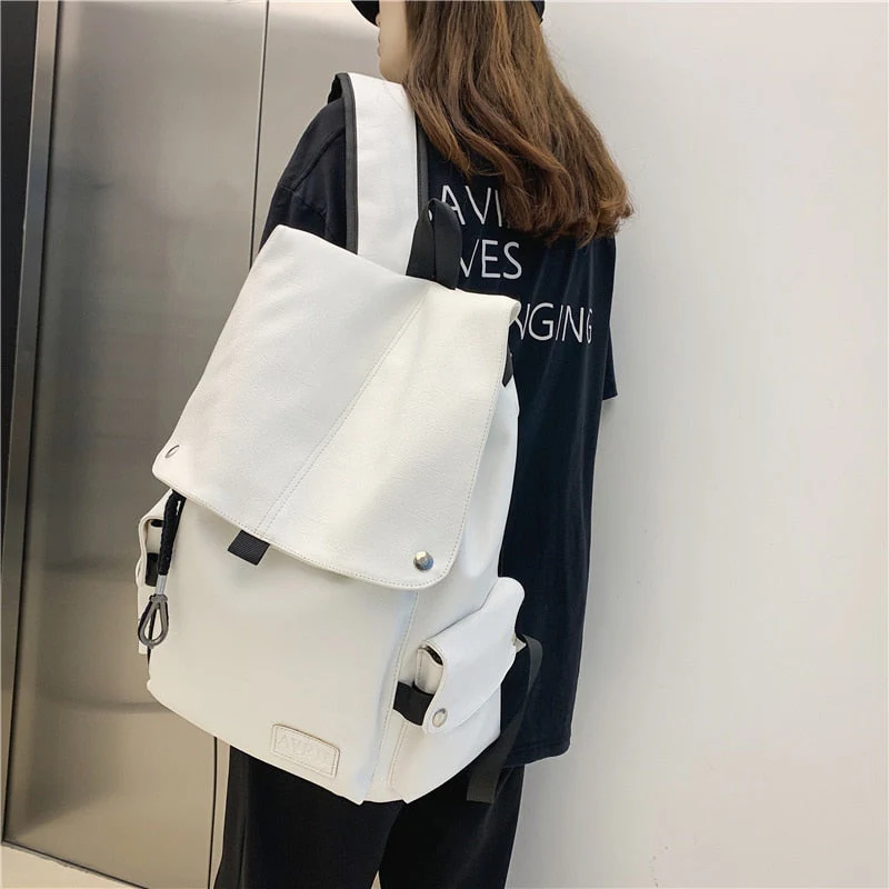 deanwangkt High Quality Women Man Backpack Soft Leather Men's Backpacks Girl Luxury Designer Back Pack Laptop Bag Large Capacity Travel Bag - Deanwangkt