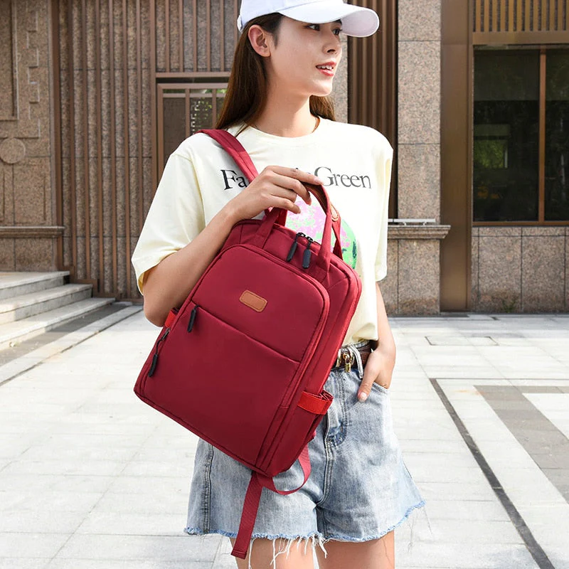 Back To School Waterproof Women Business Backpack Female Fashion Oxford Student School Backpacks Laptop Bag Casual Travel Backpack New Mochila - Deanwangkt