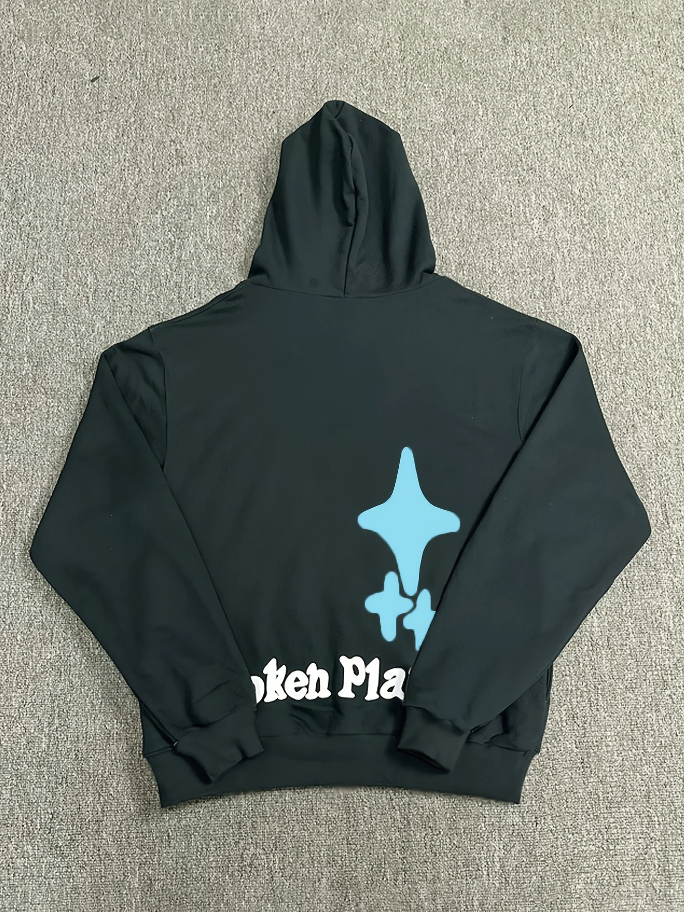 deanwangkt-1 Skull & Letter Print Loose Hoodie, Casual Long Sleeve Sweatshirt, Women's Clothing - Deanwangkt