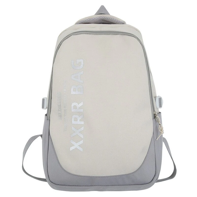 Back to school  Men Backpack for Teen Bookbag Fashion Student Rucksack Women Waterproof School Bag Girls Boys Travel Mochila Nylon Bag - Deanwangkt