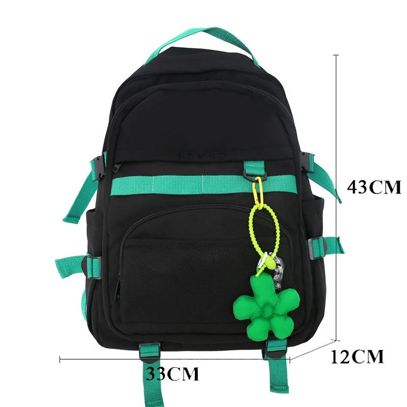 BACK TO COLLEGE  Fashion High Quality Cute Schoolbag for Girls Bookbag Teenagers Kawaii Women Laptop Backpack Waterproof Travel Mochila - Deanwangkt