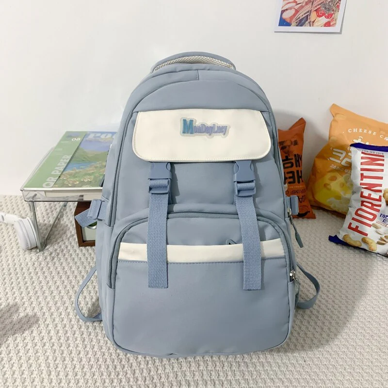 BACK TO COLLEGE   Waterproof Girl Backpack Fashion Teenagers Bookbag Kawaii Rucksack Women Shoulder Bag High Quality Schoolbag Mochila - Deanwangkt