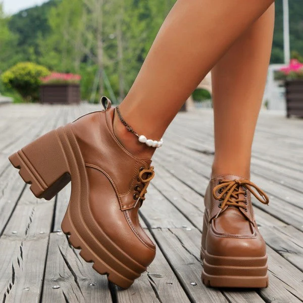 deanwangkt - Black Casual Frenulum Solid Color Round Out Door Wedges Shoes (Heel Height 3.94in) - Deanwangkt