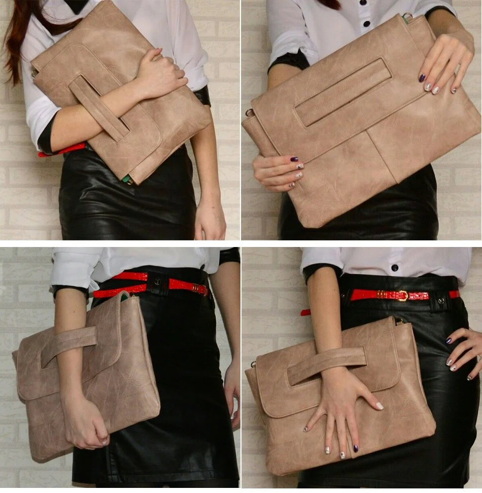 deanwangkt  Fashion Women's Envelope Clutch Bag High Quality Crossbody Bags for Women Trend Handbag Messenger Bag Large Ladies Clutche Purse - Deanwangkt
