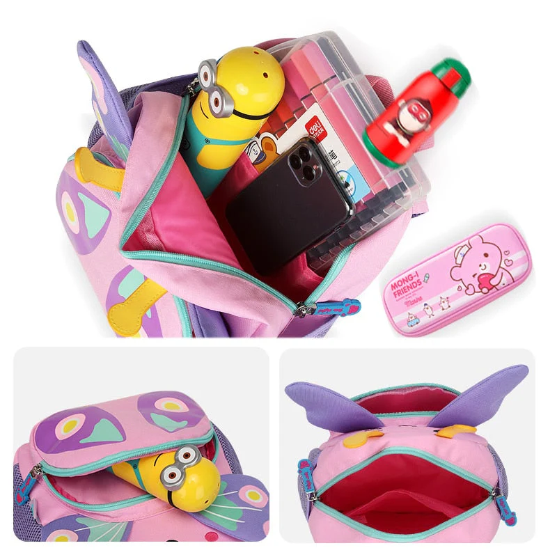 deanwangkt Hot 3D Cartoon Animal Baby Backpacks kindergarten Schoolbag  Kids Backpack Children School Bags Girls Boys Backpacks - Deanwangkt