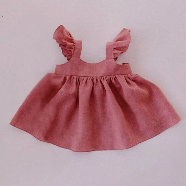 Cotton Baby Dresses Cute Summer Girls Clothes Princess Dress 1st Birthday Party For 0-3Years Girl Infant toddler Girls Clothing - Deanwangkt