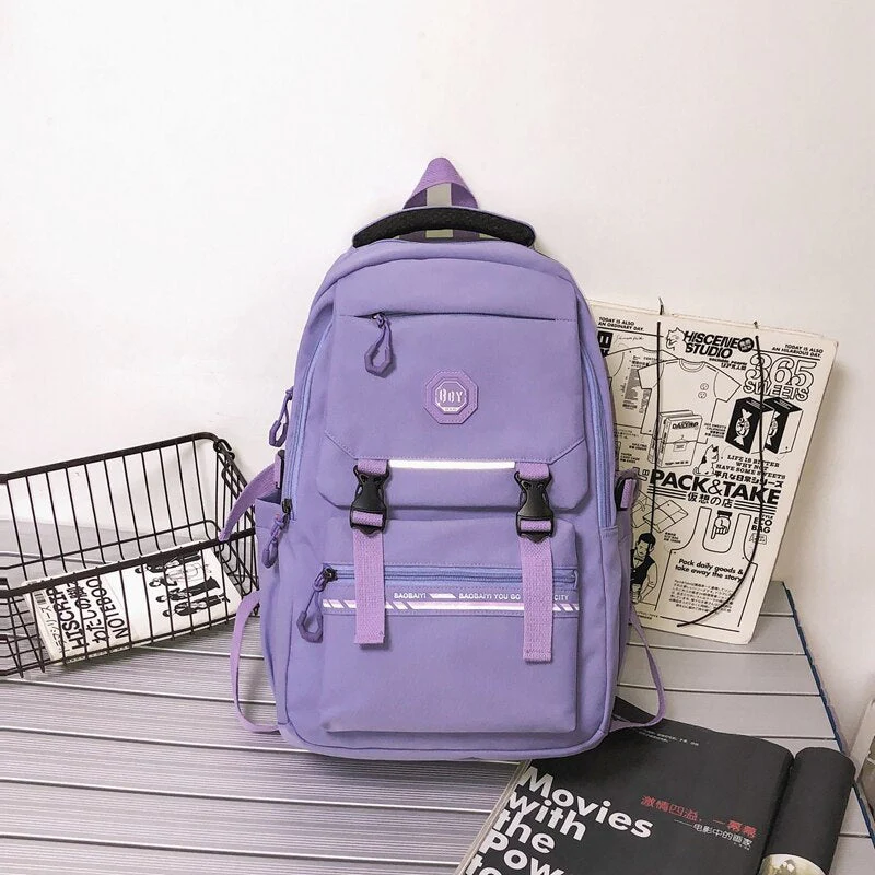 Back to school  High School Bookbag Fashion Lovers Rucksack Schoolbag for Girls Boys Waterproof Women Travel Bag Mochila Men Backpack - Deanwangkt