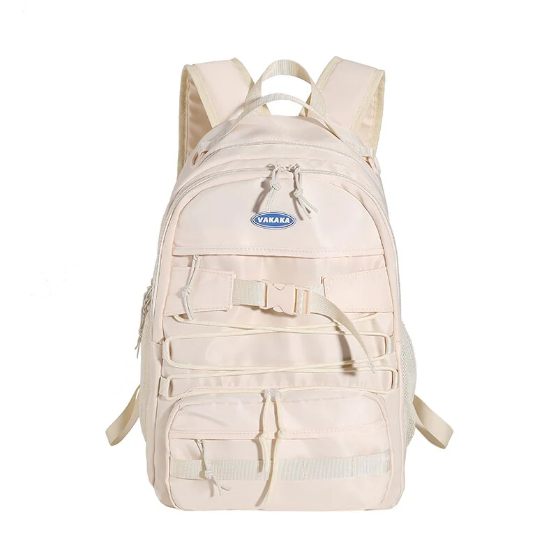Back to school  Fashion Teens Bookbag Nylon Schoolbag Women Backpack Lovers Travel Mochila High School Laptop Rucksack Black Knapsack - Deanwangkt