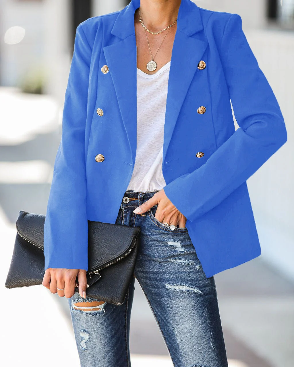 deanwangkt  Spring Blazer Women Coat Loose Jacket Solid Green Casual Blazers Woman Fashion OL Formal Elegant Female Coats Office Lady - Deanwangkt
