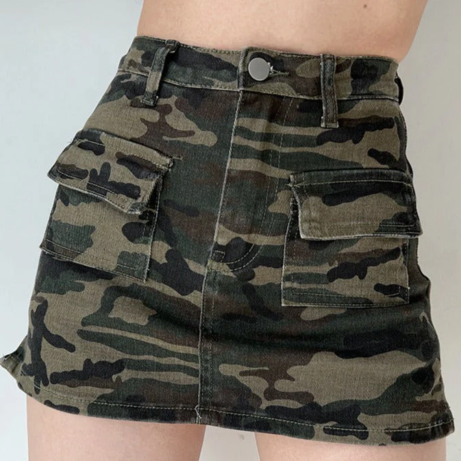 deanwangkt - New Revolution Denim Pocket Skirt - Deanwangkt